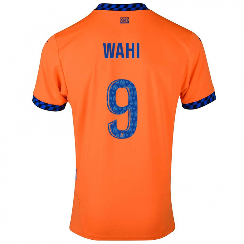 Kinder Elye Wahi #9 Orange Dunkelblau Ausweichtrikot Trikot 2024/25 T-Shirt