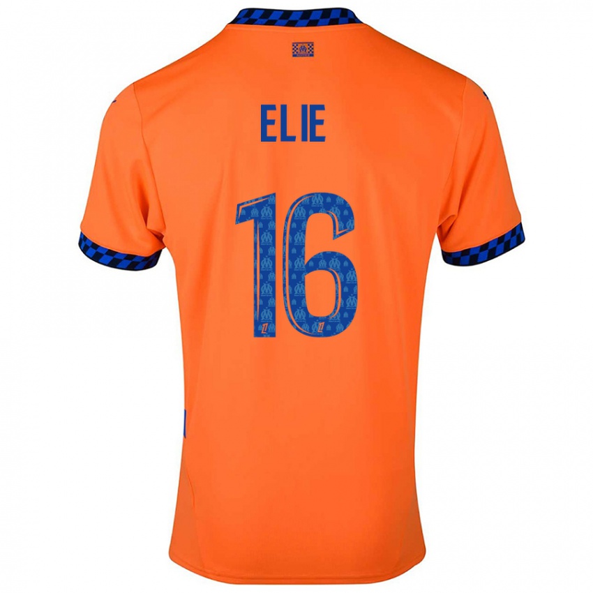 Kinder Anaïs Elie #16 Orange Dunkelblau Ausweichtrikot Trikot 2024/25 T-Shirt