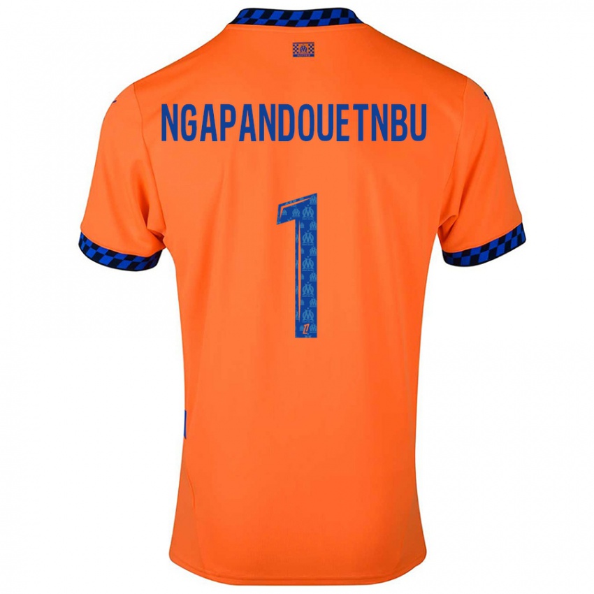 Kinder Simon Ngapandouetnbu #1 Orange Dunkelblau Ausweichtrikot Trikot 2024/25 T-Shirt