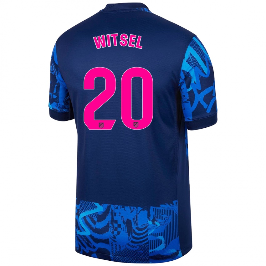 Kinder Axel Witsel #20 Königsblau Ausweichtrikot Trikot 2024/25 T-Shirt