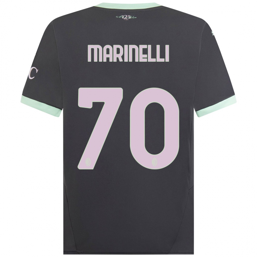 Kinder Gloria Marinelli #70 Grau Ausweichtrikot Trikot 2024/25 T-Shirt