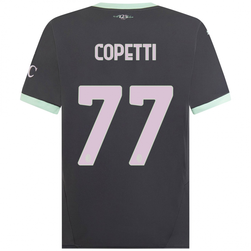 Kinder Matilde Copetti #77 Grau Ausweichtrikot Trikot 2024/25 T-Shirt