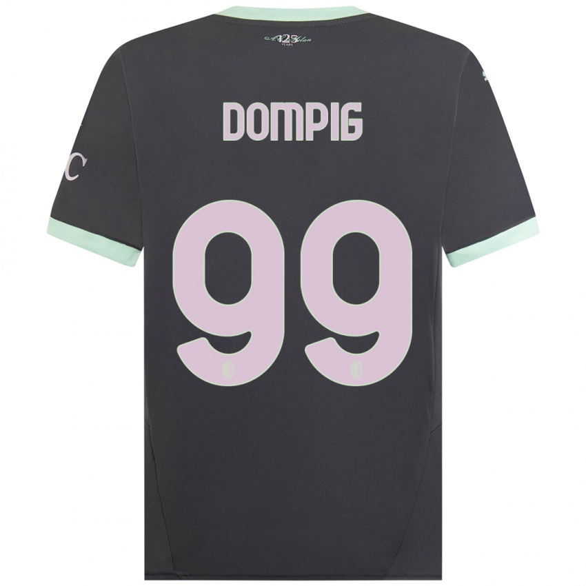 Kinder Chanté Dompig #99 Grau Ausweichtrikot Trikot 2024/25 T-Shirt