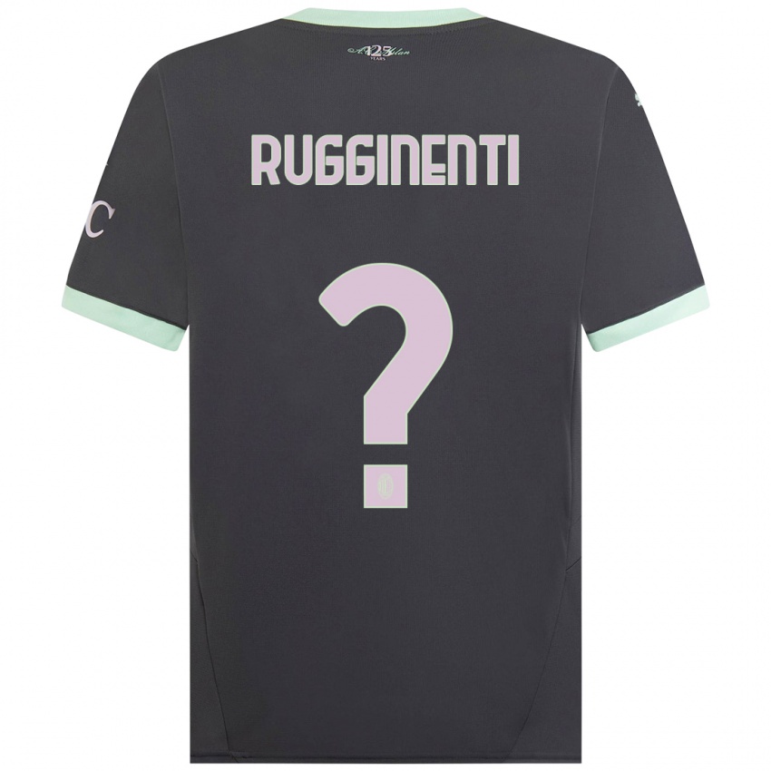 Kinder Omar Rugginenti #0 Grau Ausweichtrikot Trikot 2024/25 T-Shirt