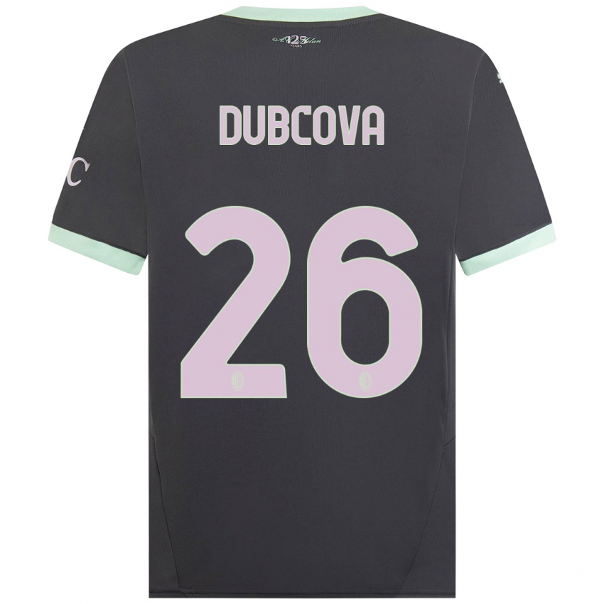 Kinder Michaela Dubcova #26 Grau Ausweichtrikot Trikot 2024/25 T-Shirt