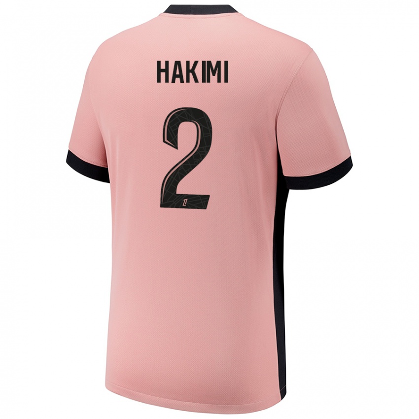 Kinder Achraf Hakimi #2 Rostros Ausweichtrikot Trikot 2024/25 T-Shirt