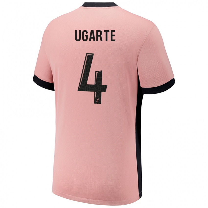 Kinder Manuel Ugarte #4 Rostros Ausweichtrikot Trikot 2024/25 T-Shirt