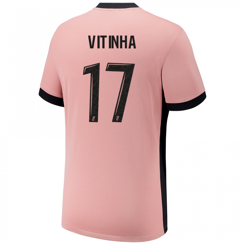 Kinder Vitinha #17 Rostros Ausweichtrikot Trikot 2024/25 T-Shirt