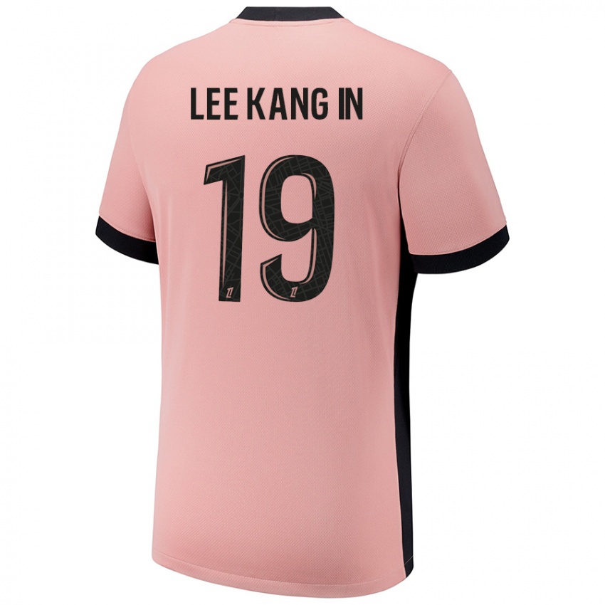 Kinder Kang-In Lee #19 Rostros Ausweichtrikot Trikot 2024/25 T-Shirt