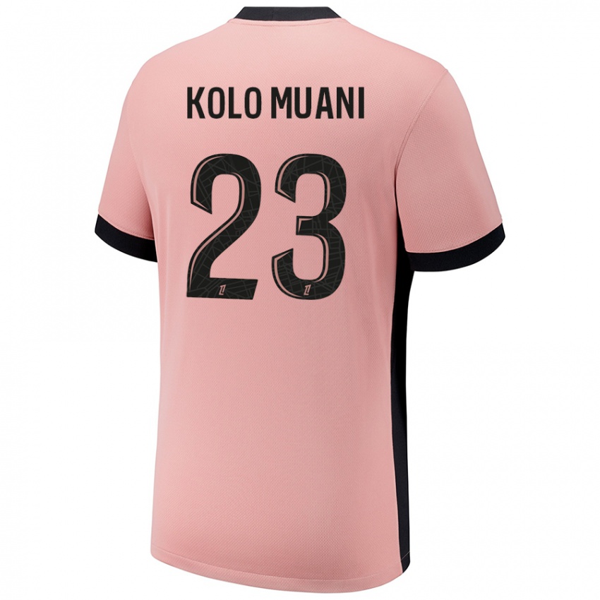 Kinder Randal Kolo Muani #23 Rostros Ausweichtrikot Trikot 2024/25 T-Shirt