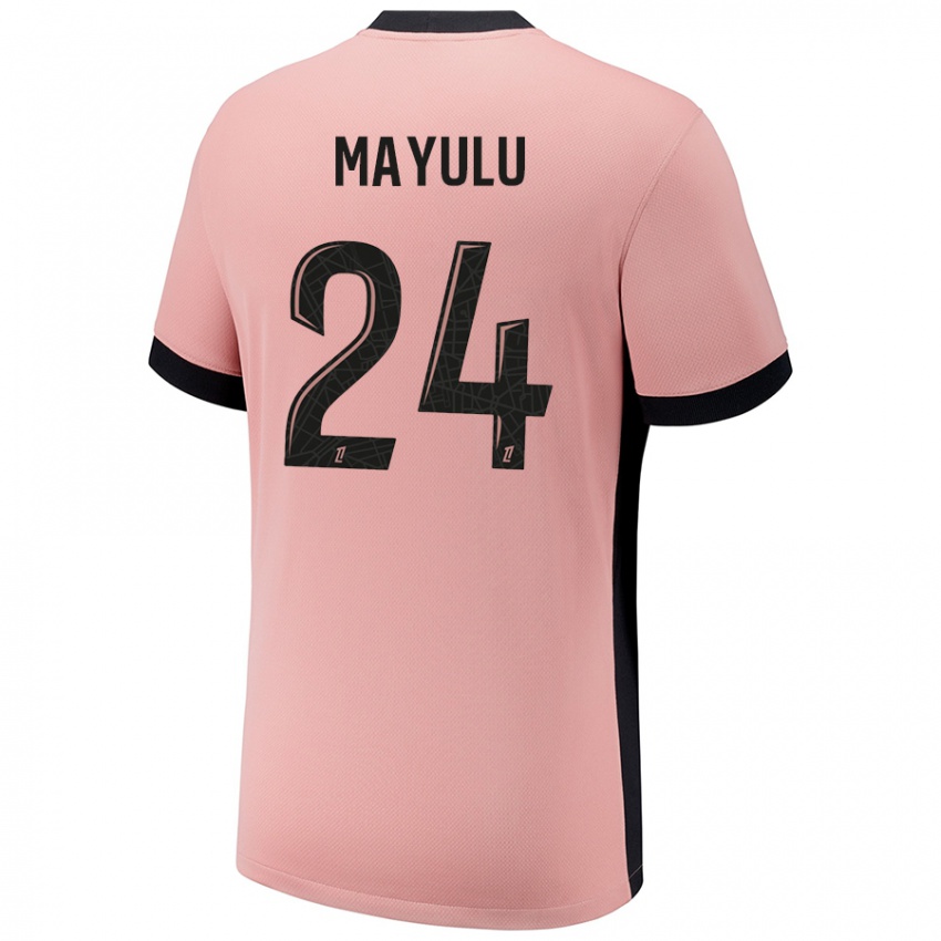 Kinder Senny Mayulu #24 Rostros Ausweichtrikot Trikot 2024/25 T-Shirt