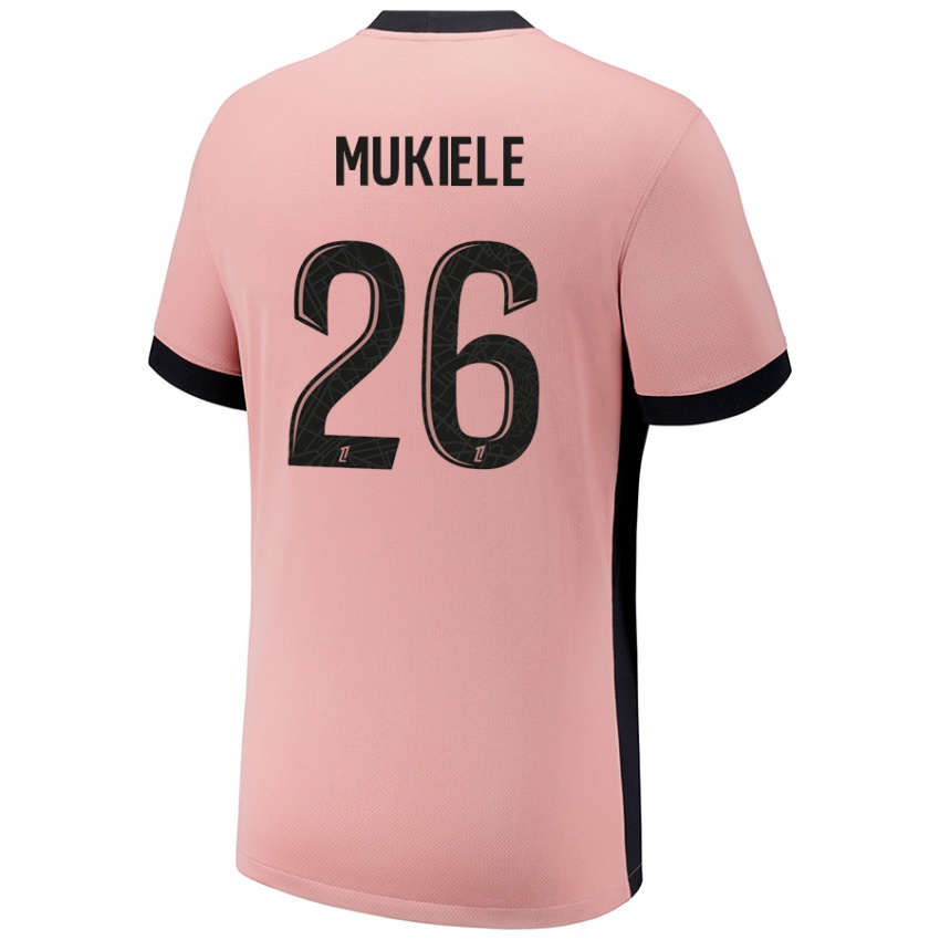 Kinder Nordi Mukiele #26 Rostros Ausweichtrikot Trikot 2024/25 T-Shirt