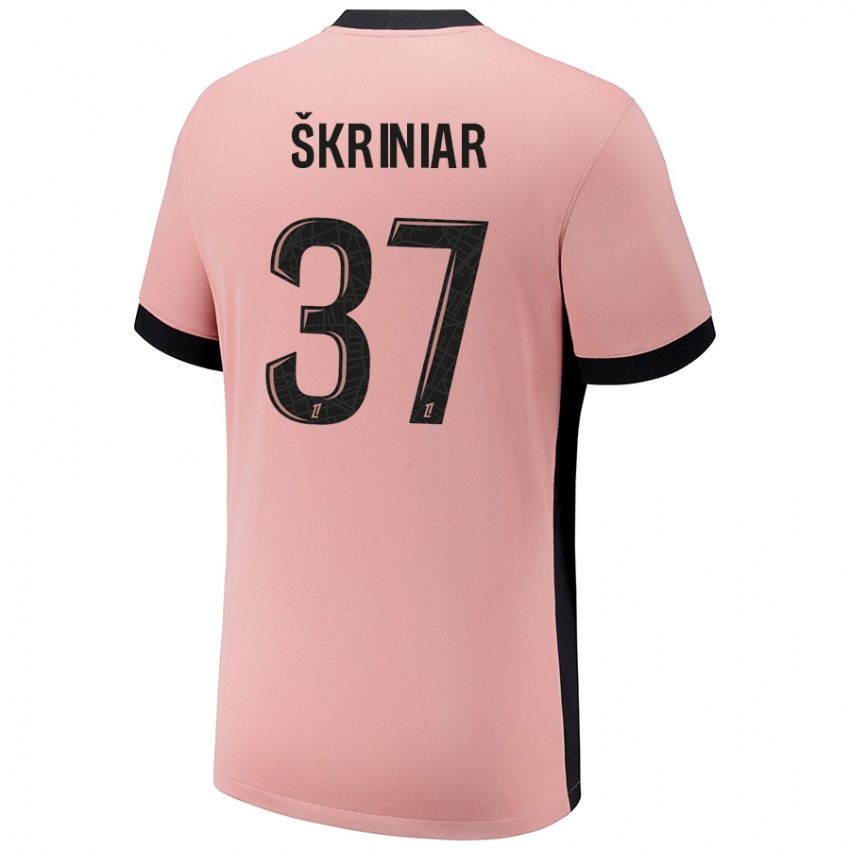 Kinder Milan Skriniar #37 Rostros Ausweichtrikot Trikot 2024/25 T-Shirt