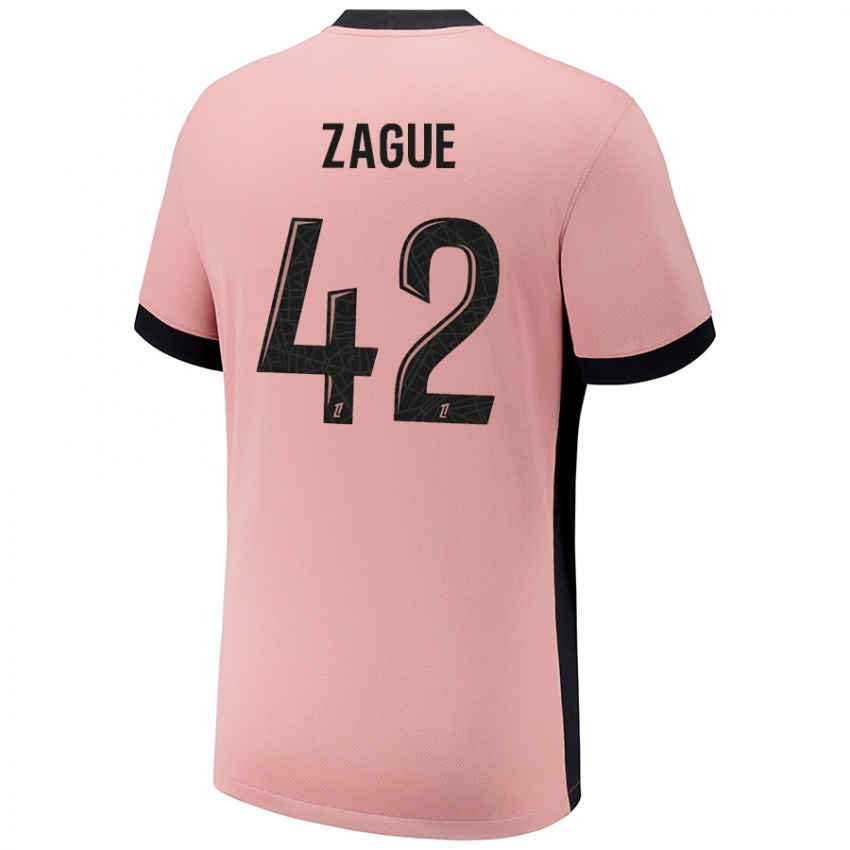 Kinder Yoram Zague #42 Rostros Ausweichtrikot Trikot 2024/25 T-Shirt