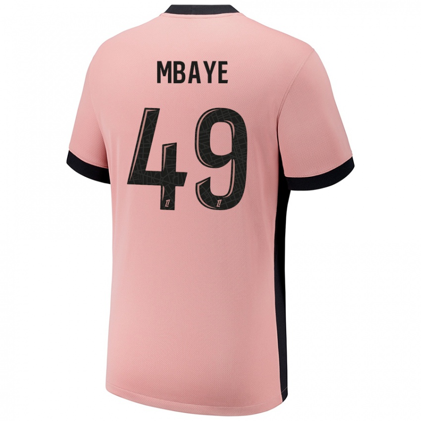 Kinder Ibrahim Mbaye #49 Rostros Ausweichtrikot Trikot 2024/25 T-Shirt