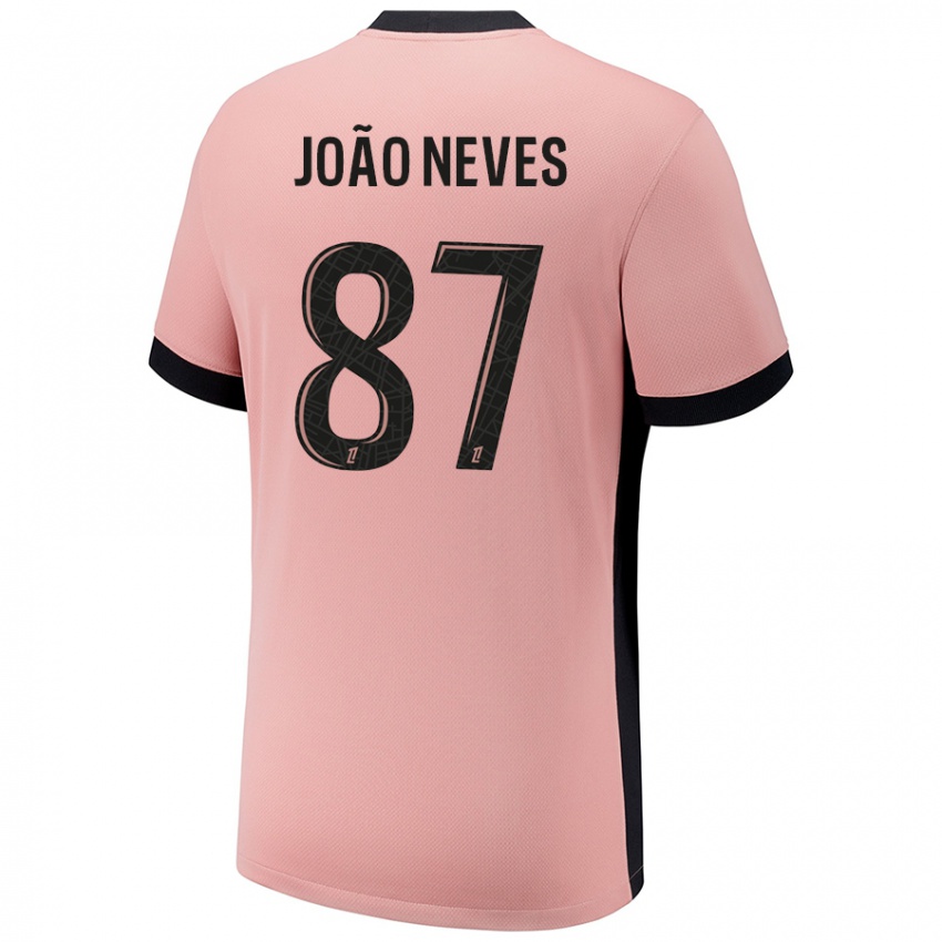 Kinder João Neves #87 Rostros Ausweichtrikot Trikot 2024/25 T-Shirt