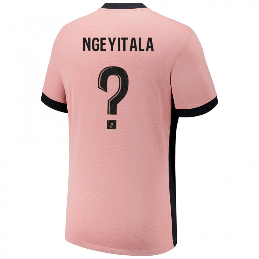 Kinder Aurélien Ngeyitala #0 Rostros Ausweichtrikot Trikot 2024/25 T-Shirt