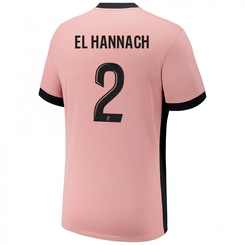 Kinder Naoufel El Hannach #2 Rostros Ausweichtrikot Trikot 2024/25 T-Shirt