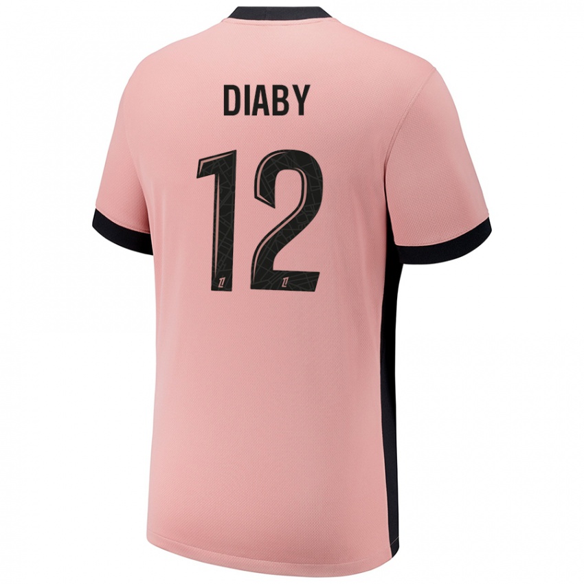 Kinder Ibrahima Diaby #12 Rostros Ausweichtrikot Trikot 2024/25 T-Shirt