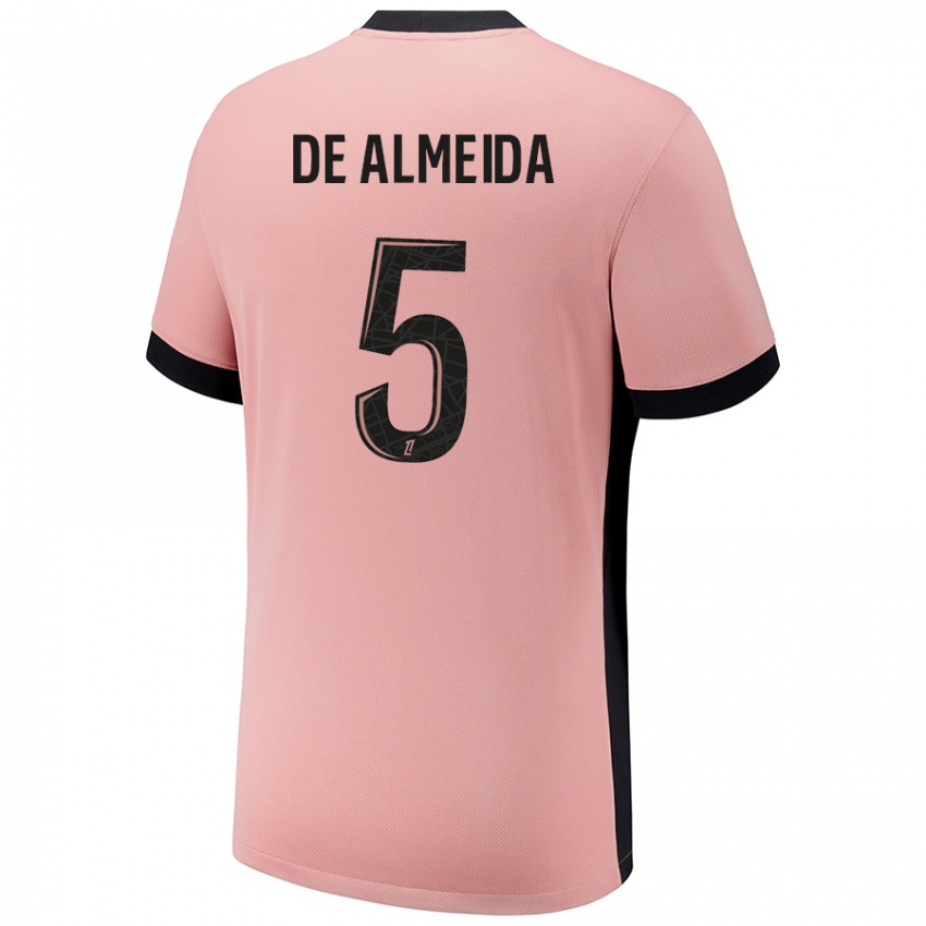 Kinder Elisa De Almeida #5 Rostros Ausweichtrikot Trikot 2024/25 T-Shirt