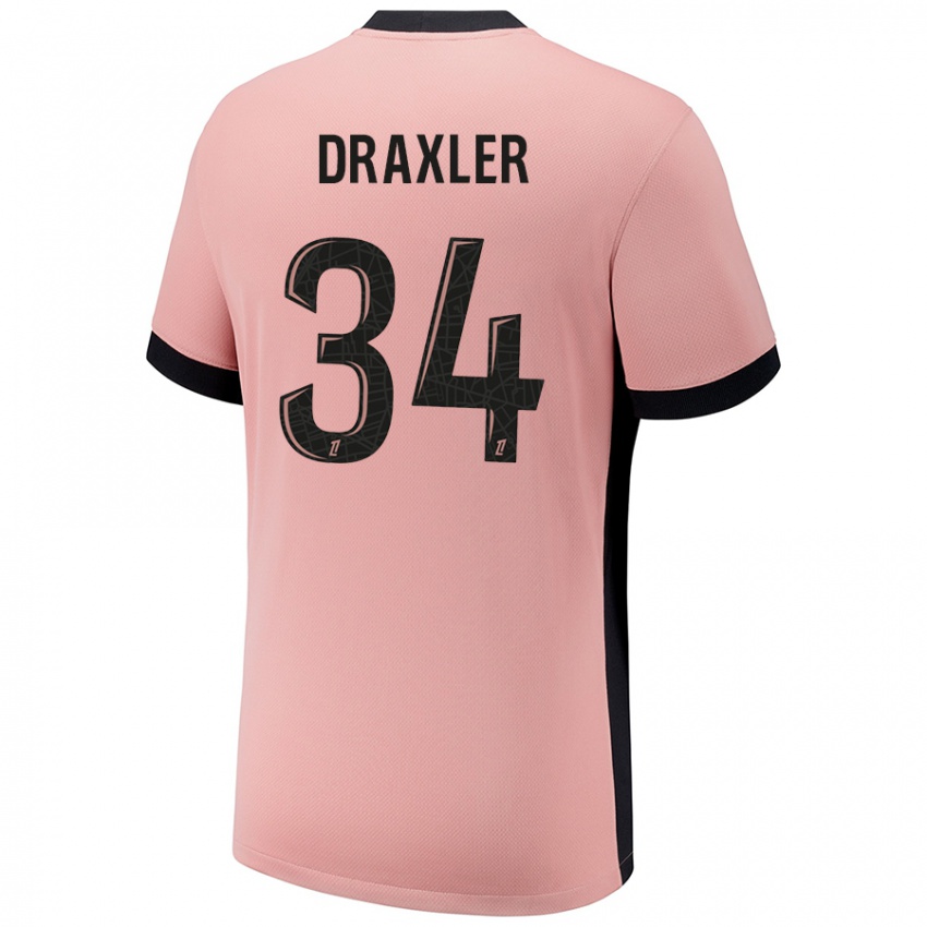 Kinder Julian Draxler #34 Rostros Ausweichtrikot Trikot 2024/25 T-Shirt