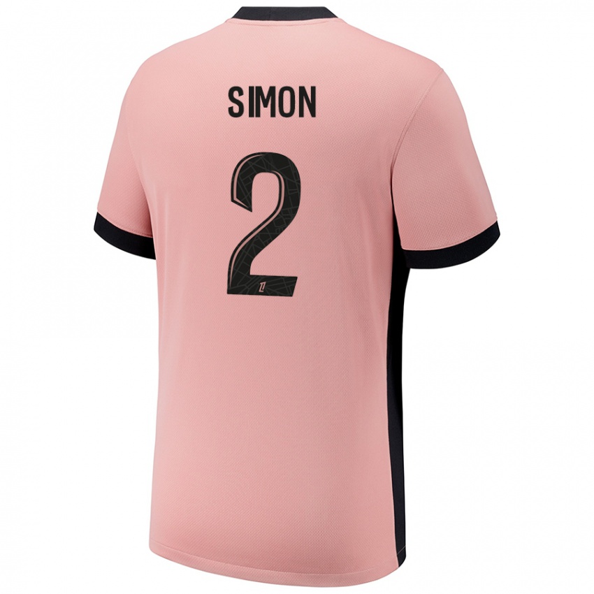 Kinder Benedicte Simon #2 Rostros Ausweichtrikot Trikot 2024/25 T-Shirt