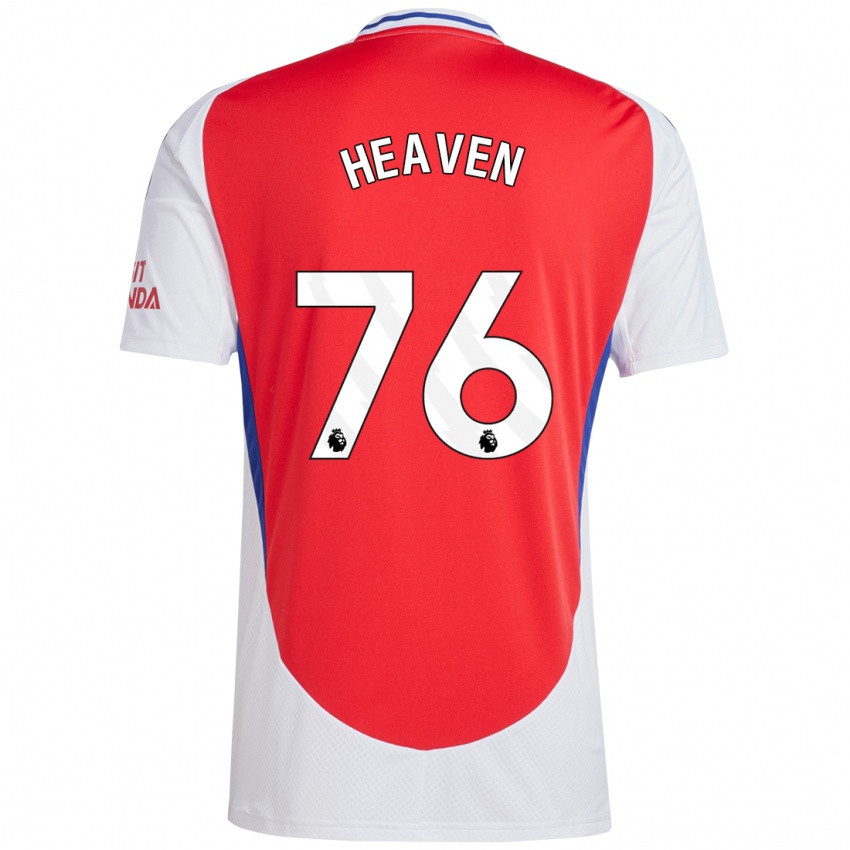 Herren Ayden Heaven #76 Rot Weiß Heimtrikot Trikot 2024/25 T-Shirt