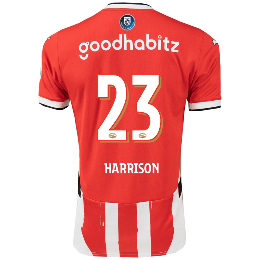 Herren Amy Harrison #23 Rot Weiß Heimtrikot Trikot 2024/25 T-Shirt