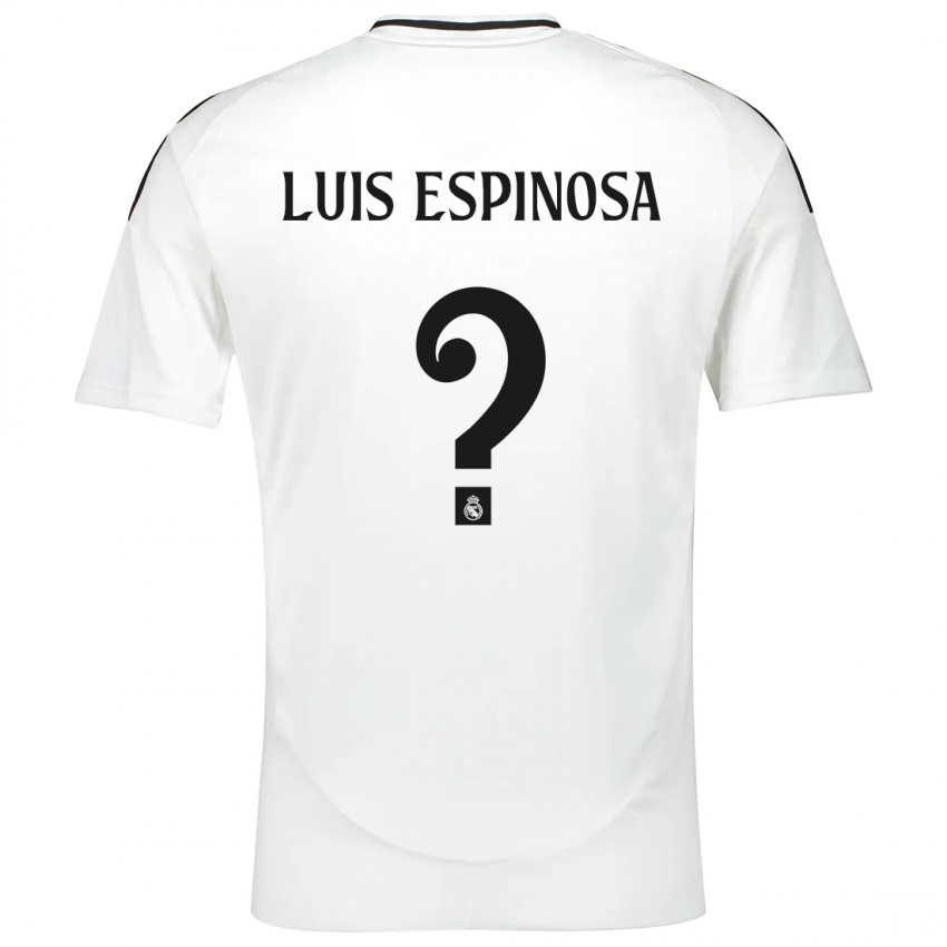 Herren José Luis Espinosa #0 Weiß Heimtrikot Trikot 2024/25 T-Shirt