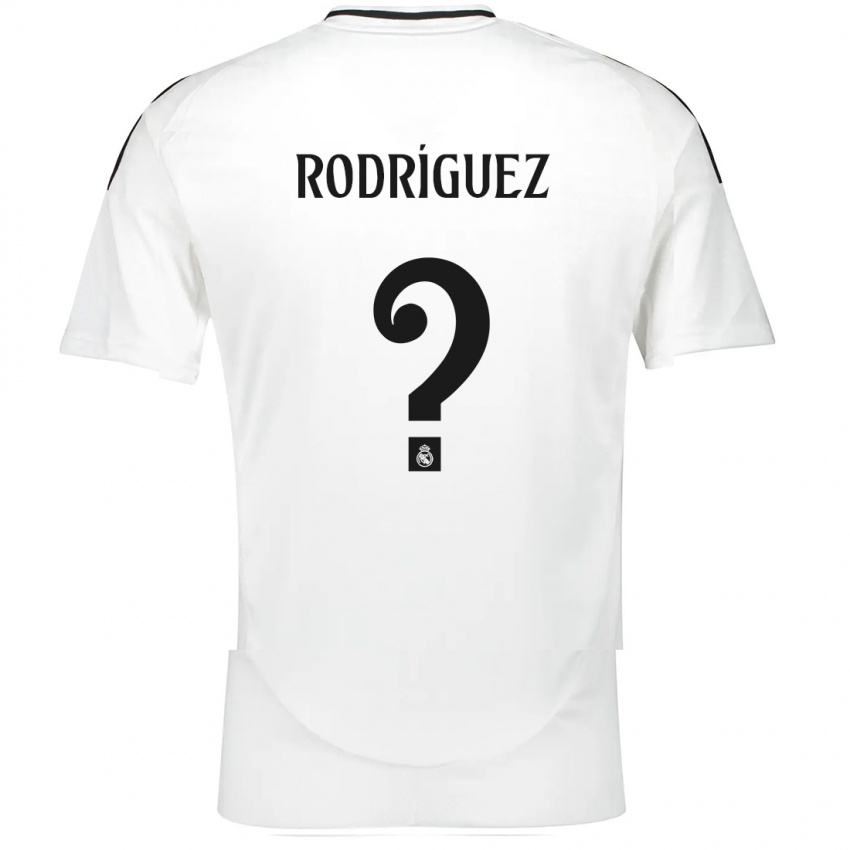 Herren Álvaro Rodríguez #0 Weiß Heimtrikot Trikot 2024/25 T-Shirt