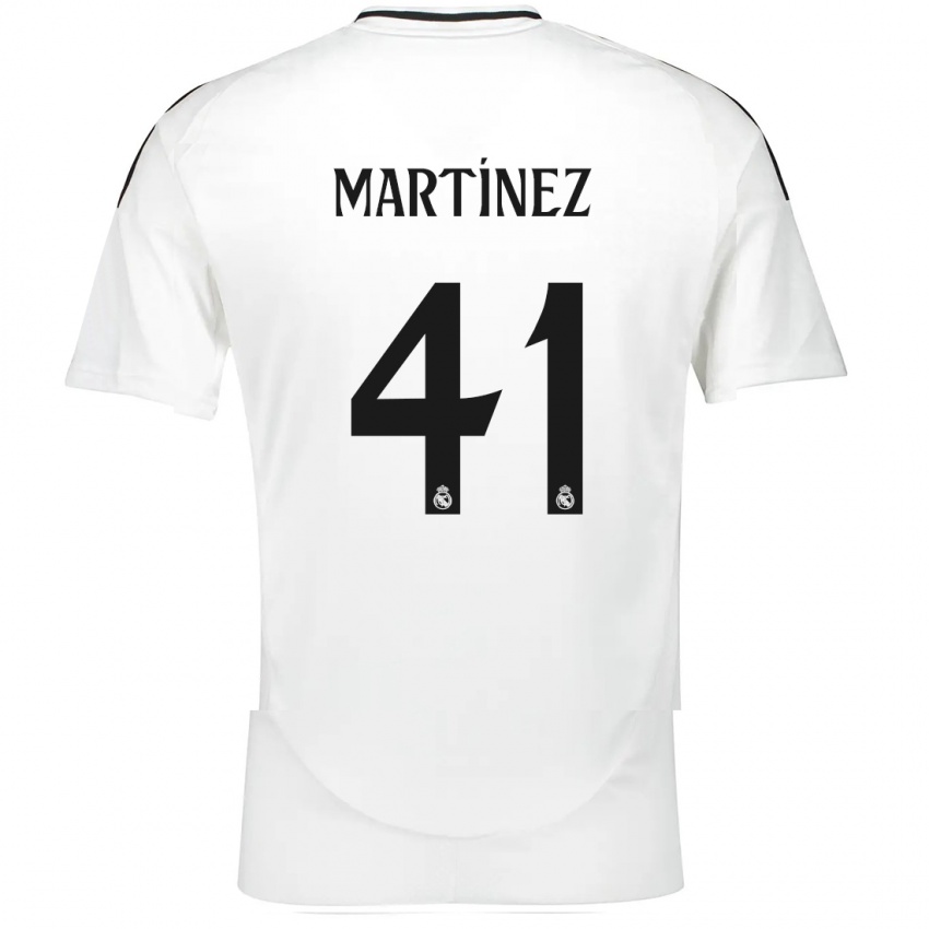 Herren Joan Martínez #41 Weiß Heimtrikot Trikot 2024/25 T-Shirt