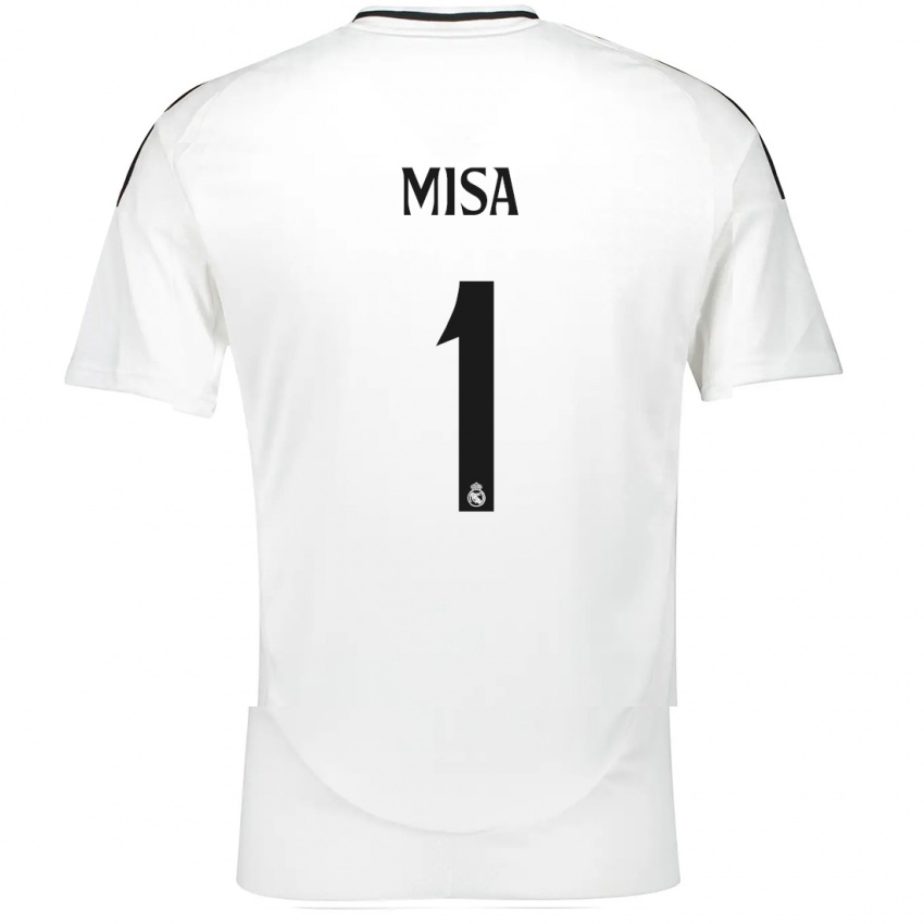 Herren Misa Rodríguez #1 Weiß Heimtrikot Trikot 2024/25 T-Shirt