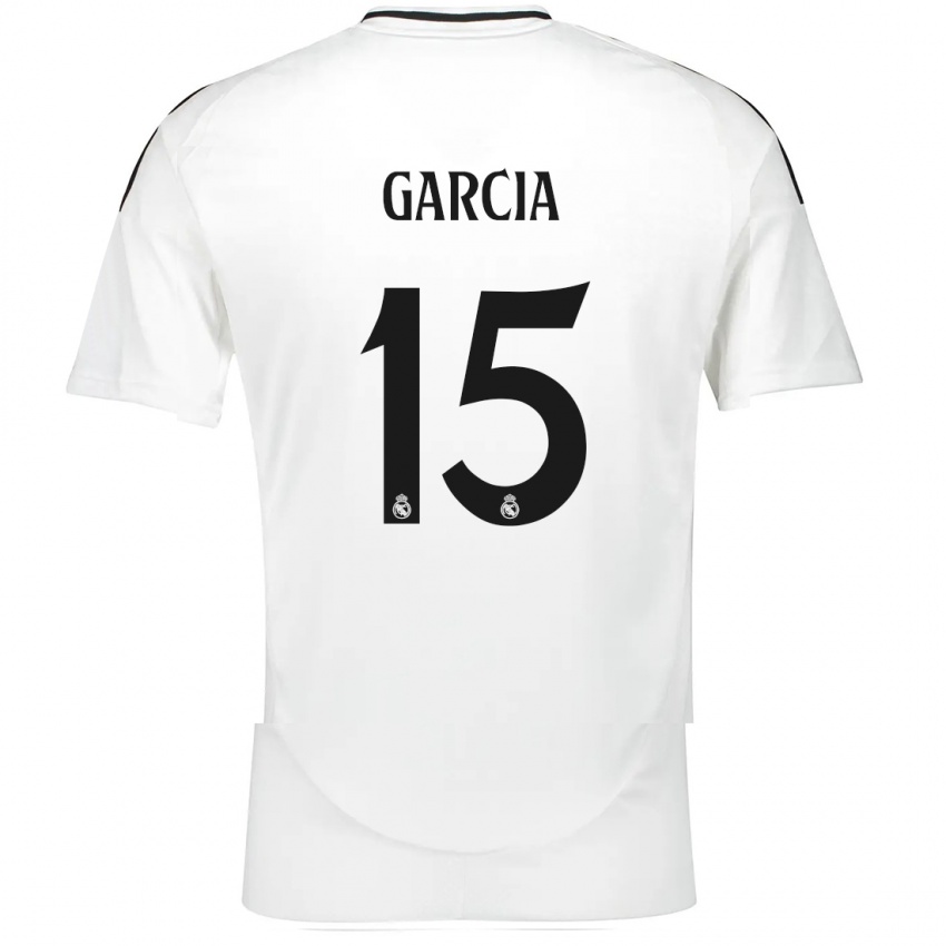 Herren Sheila García #15 Weiß Heimtrikot Trikot 2024/25 T-Shirt