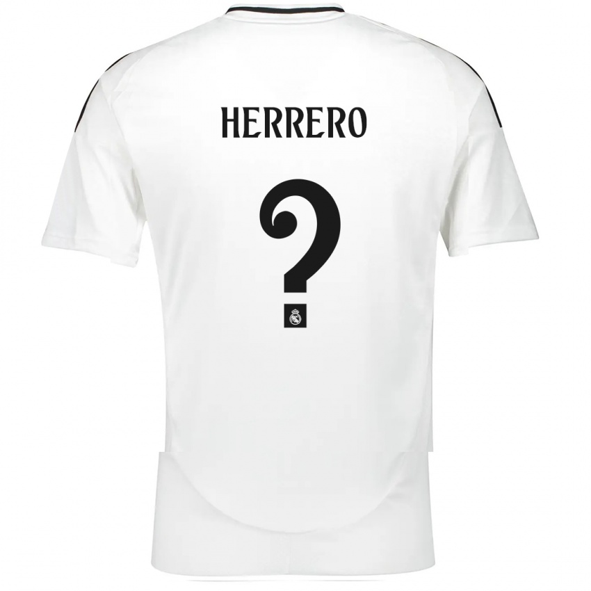 Herren Enrique Herrero #0 Weiß Heimtrikot Trikot 2024/25 T-Shirt