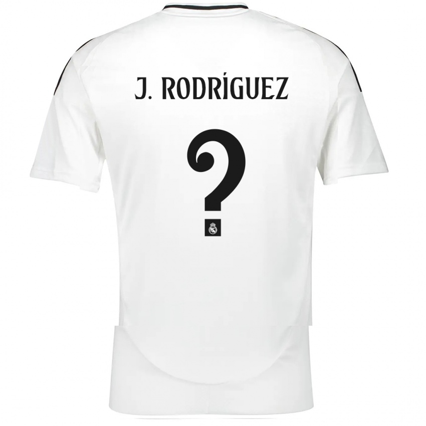 Herren Juan Rodríguez #0 Weiß Heimtrikot Trikot 2024/25 T-Shirt