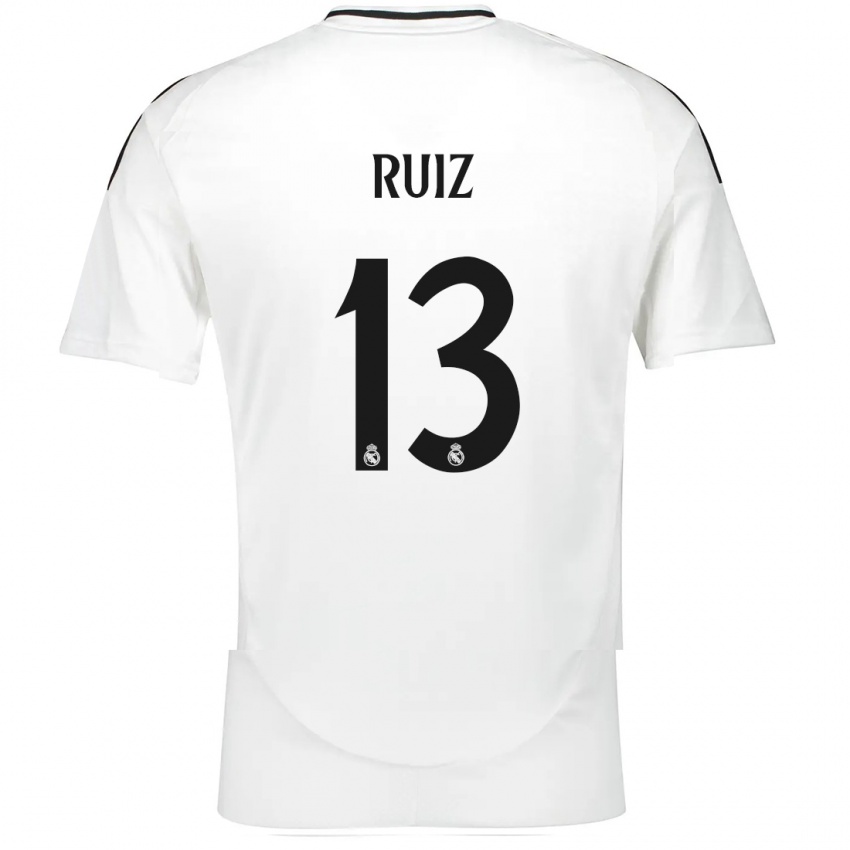 Herren Guillermo Ruiz #13 Weiß Heimtrikot Trikot 2024/25 T-Shirt