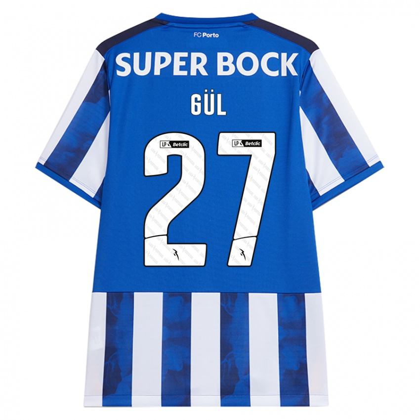 Herren Deniz Gül #27 Blau Weiß Heimtrikot Trikot 2024/25 T-Shirt