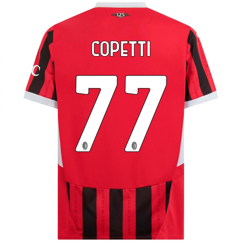 Herren Matilde Copetti #77 Rot Schwarz Heimtrikot Trikot 2024/25 T-Shirt