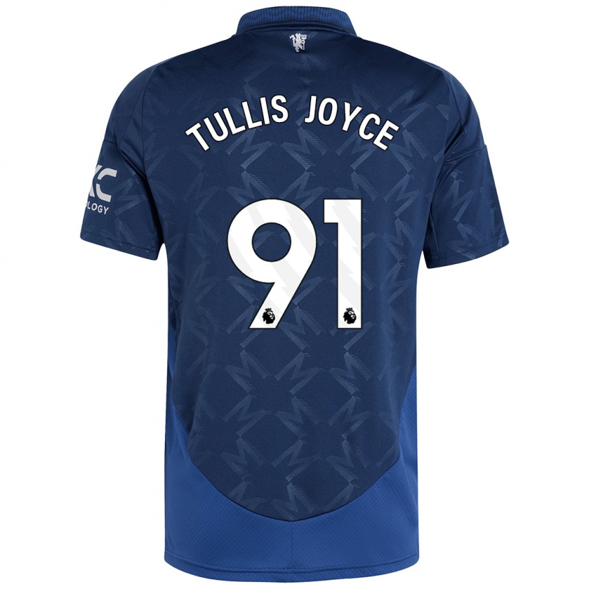 Herren Phallon Tullis-Joyce #91 Indigo Auswärtstrikot Trikot 2024/25 T-Shirt