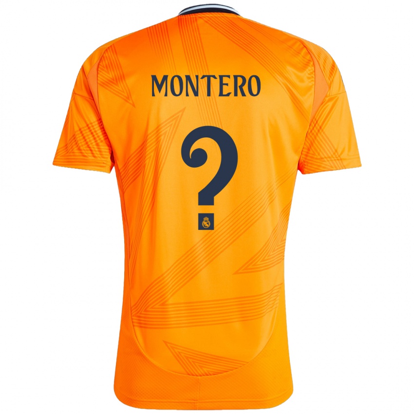 Herren Ruben Montero #0 Orange Auswärtstrikot Trikot 2024/25 T-Shirt