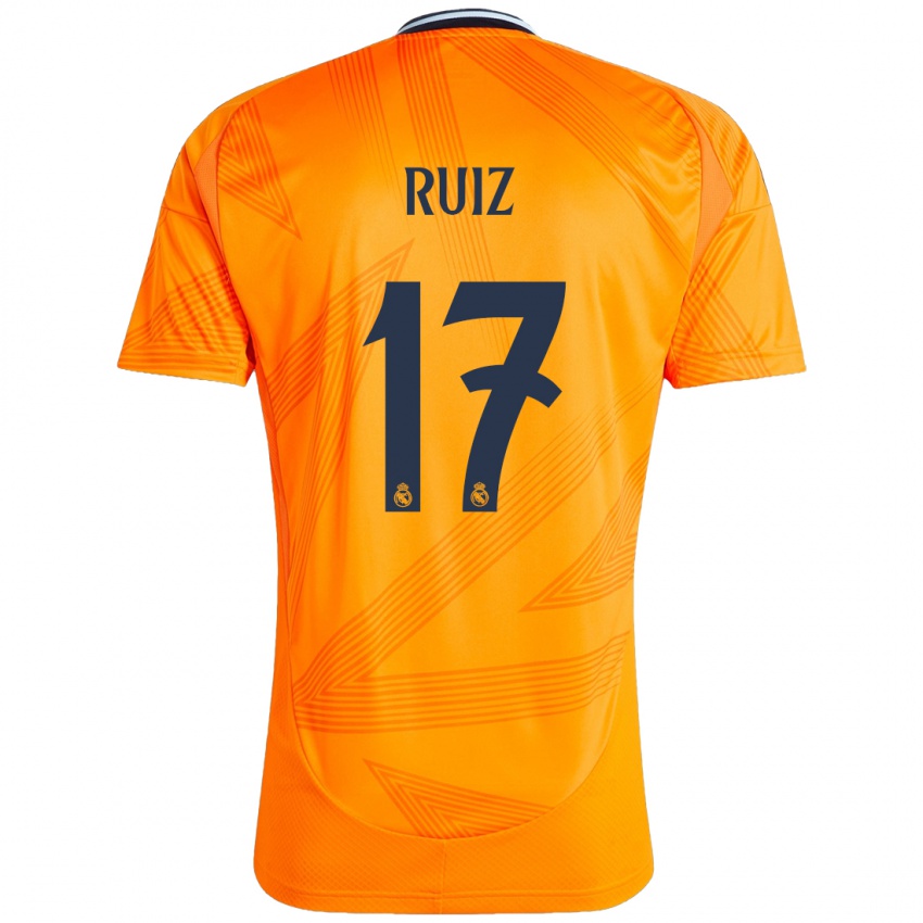 Herren David Ruiz #17 Orange Auswärtstrikot Trikot 2024/25 T-Shirt