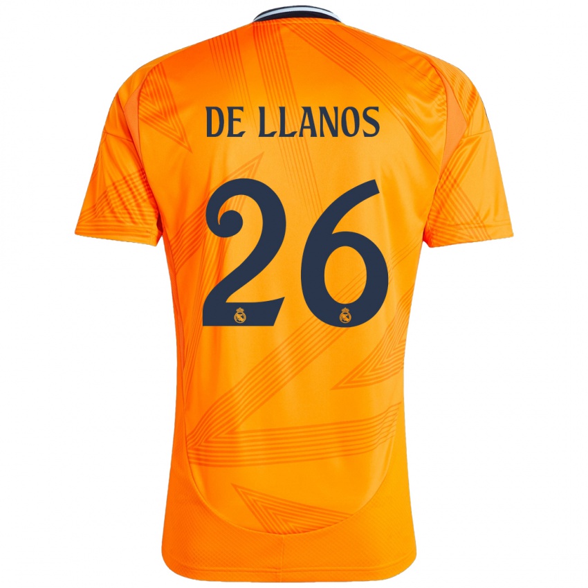 Herren Hugo De Llanos #26 Orange Auswärtstrikot Trikot 2024/25 T-Shirt