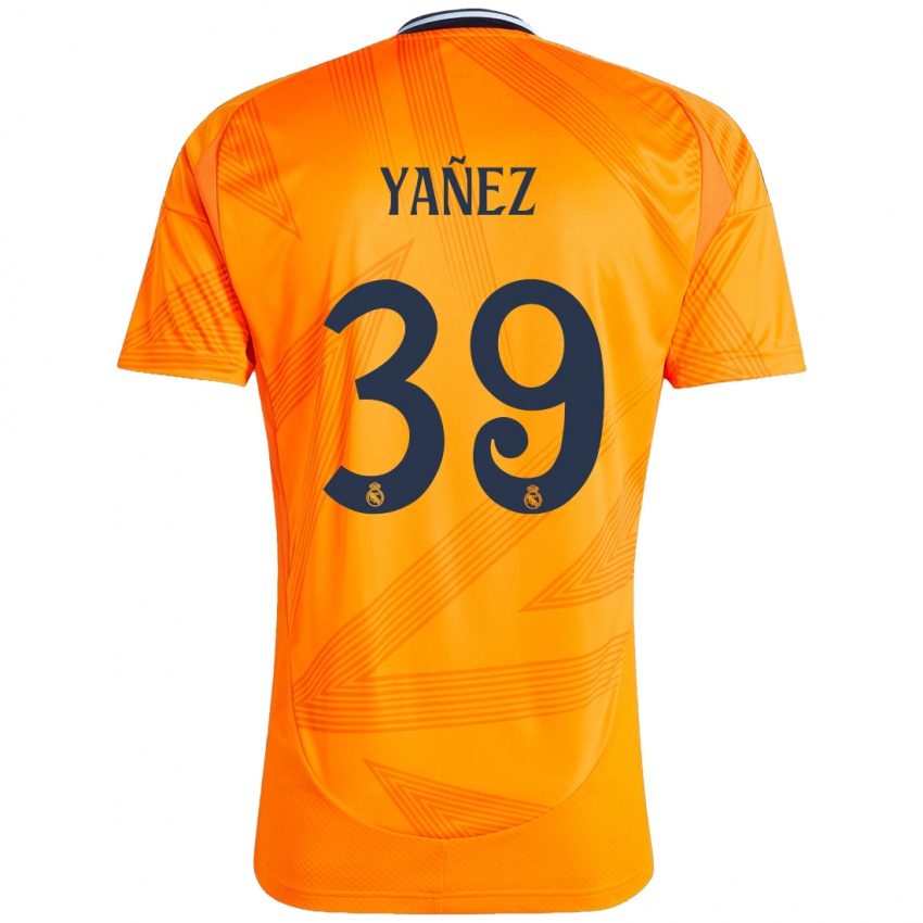 Herren Daniel Yañez #39 Orange Auswärtstrikot Trikot 2024/25 T-Shirt