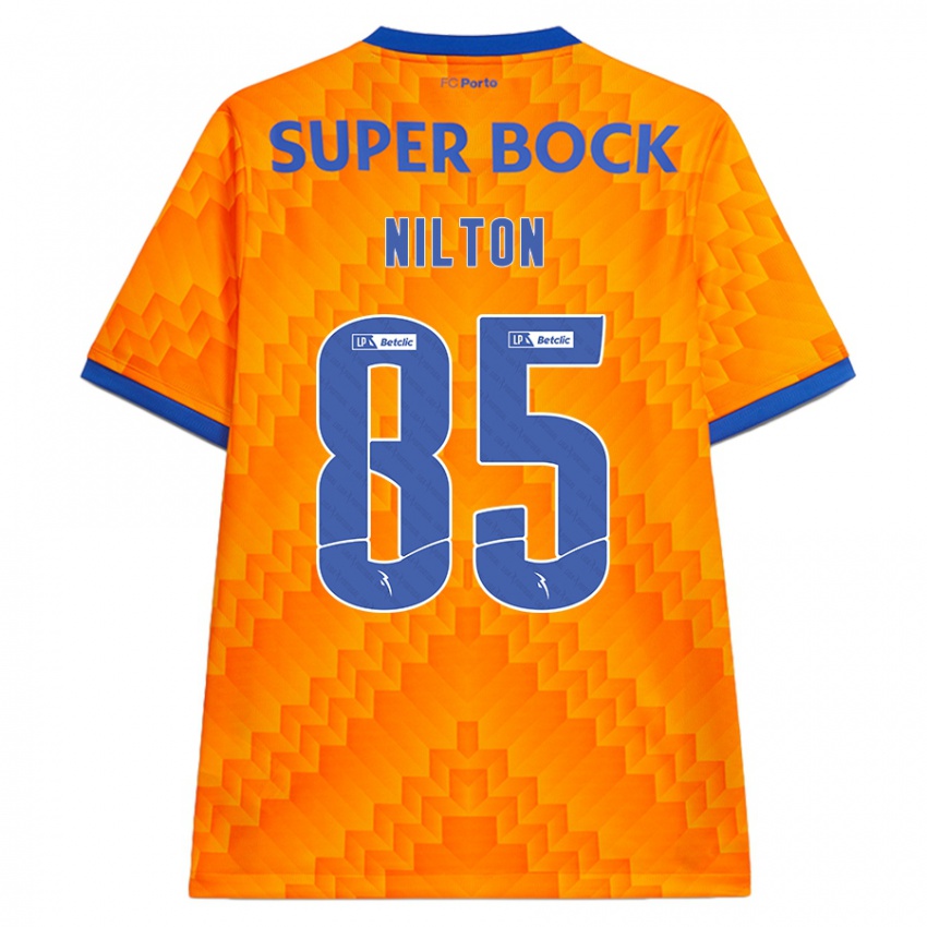 Herren Nilton #85 Orange Auswärtstrikot Trikot 2024/25 T-Shirt