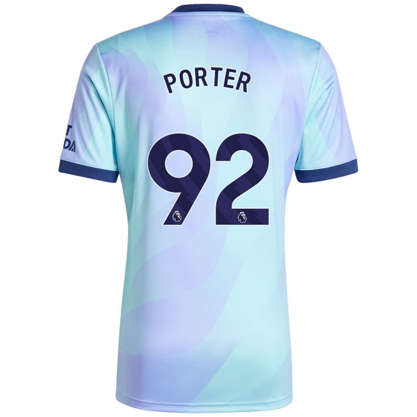 Herren Jack Porter #92 Aquamarin Ausweichtrikot Trikot 2024/25 T-Shirt