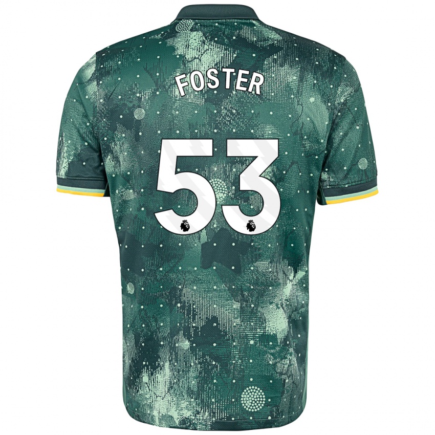 Herren Brooklyn Lyons Foster #53 Mintgrün Ausweichtrikot Trikot 2024/25 T-Shirt