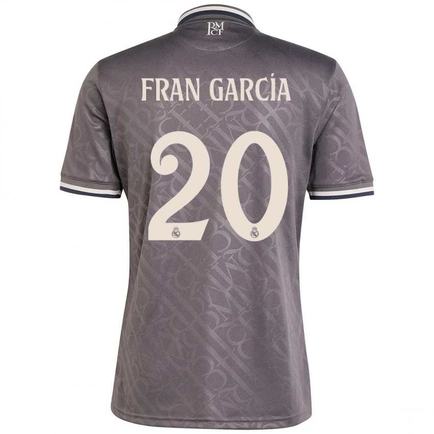 Herren Fran García #20 Anthrazit Ausweichtrikot Trikot 2024/25 T-Shirt