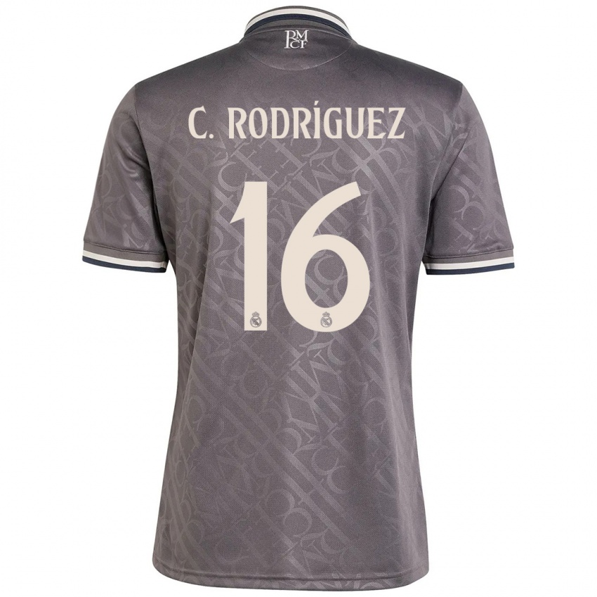 Herren Carlos Rodríguez #16 Anthrazit Ausweichtrikot Trikot 2024/25 T-Shirt