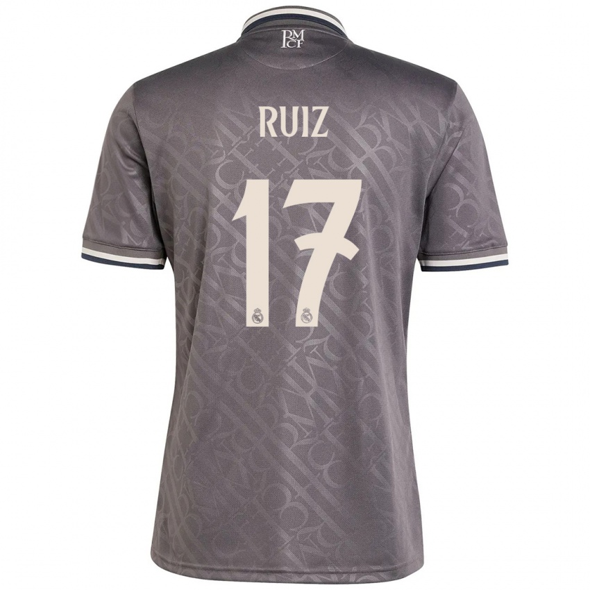 Herren David Ruiz #17 Anthrazit Ausweichtrikot Trikot 2024/25 T-Shirt