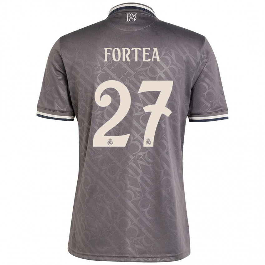 Herren Jesús Fortea #27 Anthrazit Ausweichtrikot Trikot 2024/25 T-Shirt